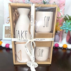 Rae Dunn SAKE † SIP 3 piece set